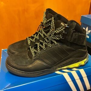 Adidas Mega Softcell BHM Size 13 with the box!!! Black high tops!